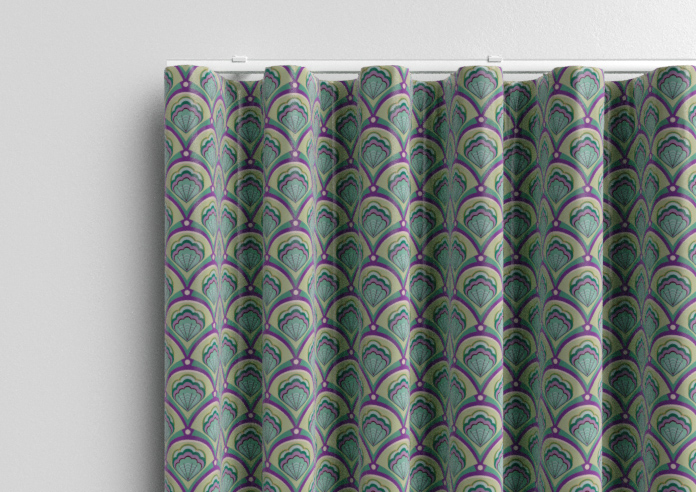 Deco Sea Shells, Neopolitan - Made To Measure Curtains - Image 13